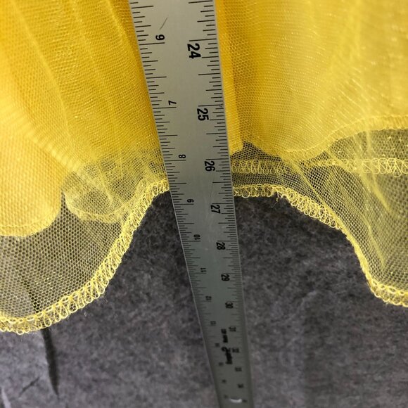 Disney Girls 4T 5T 6/6X Snow White Princess Dress Costume Tulle 4-6X - Picture 8 of 9